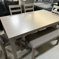 Modern 6pc Dining Room Set