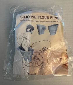 NEW Silicone Flour Funnel