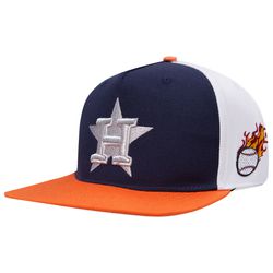 Pro Standard Astros Chrome Wool SnapBack