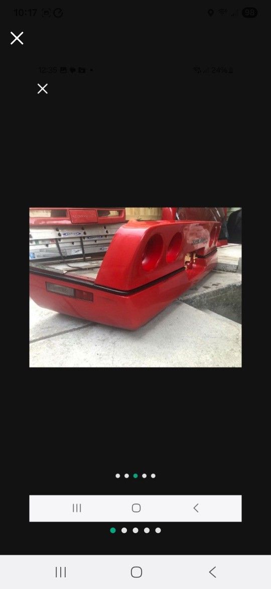 1986 Corvette Rear Bumper