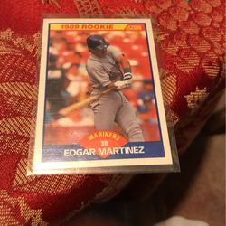 Edgar Martinez Rookie Card 