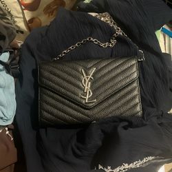 Ysl.   Silver And Black