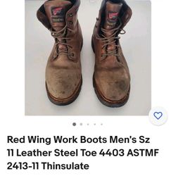 Red Wing Boots Size 11 $30