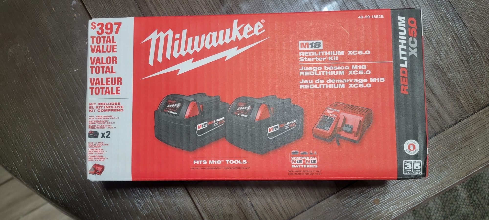 Milwaukee M18 RedLithium XC5.0 Starter