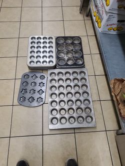 Assorted Muffin Pans.