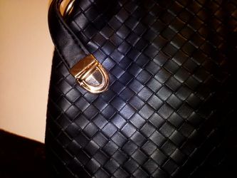 Black Lg Make Up Bag