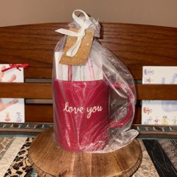 Rae Dunn Love You Mug Set