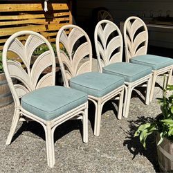 4 Indonesian Teak Chairs from Ethan Allan