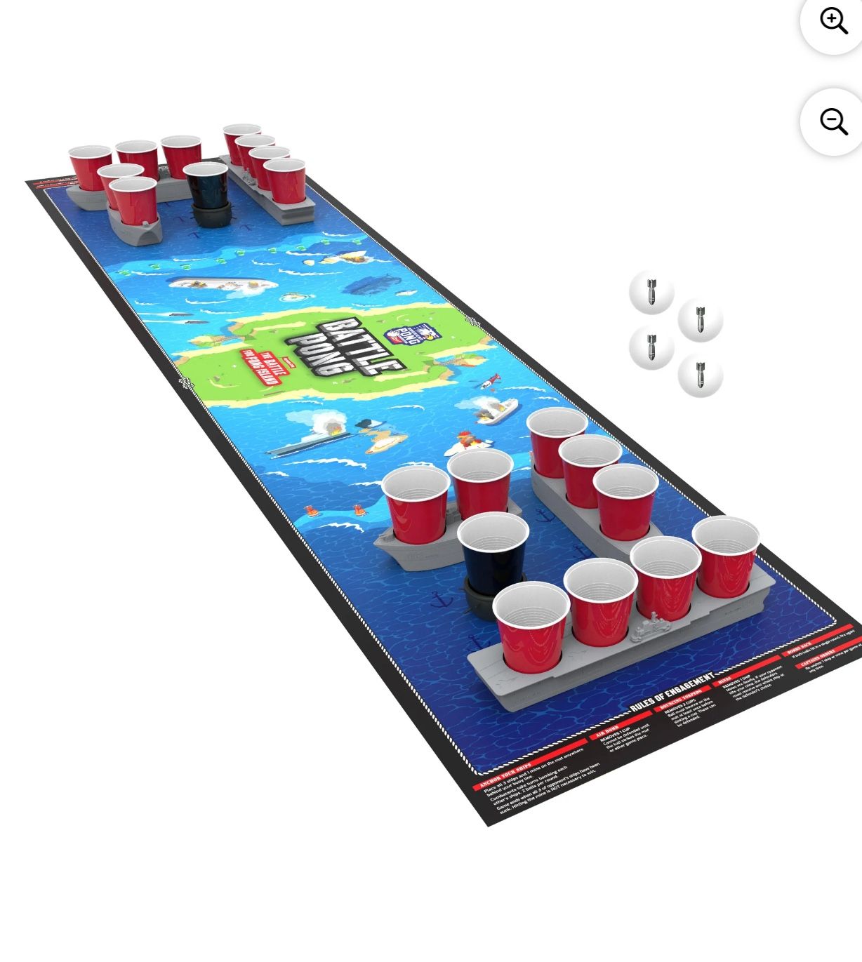 BattlePong, Tabletop Pong Party Game, for All Ages