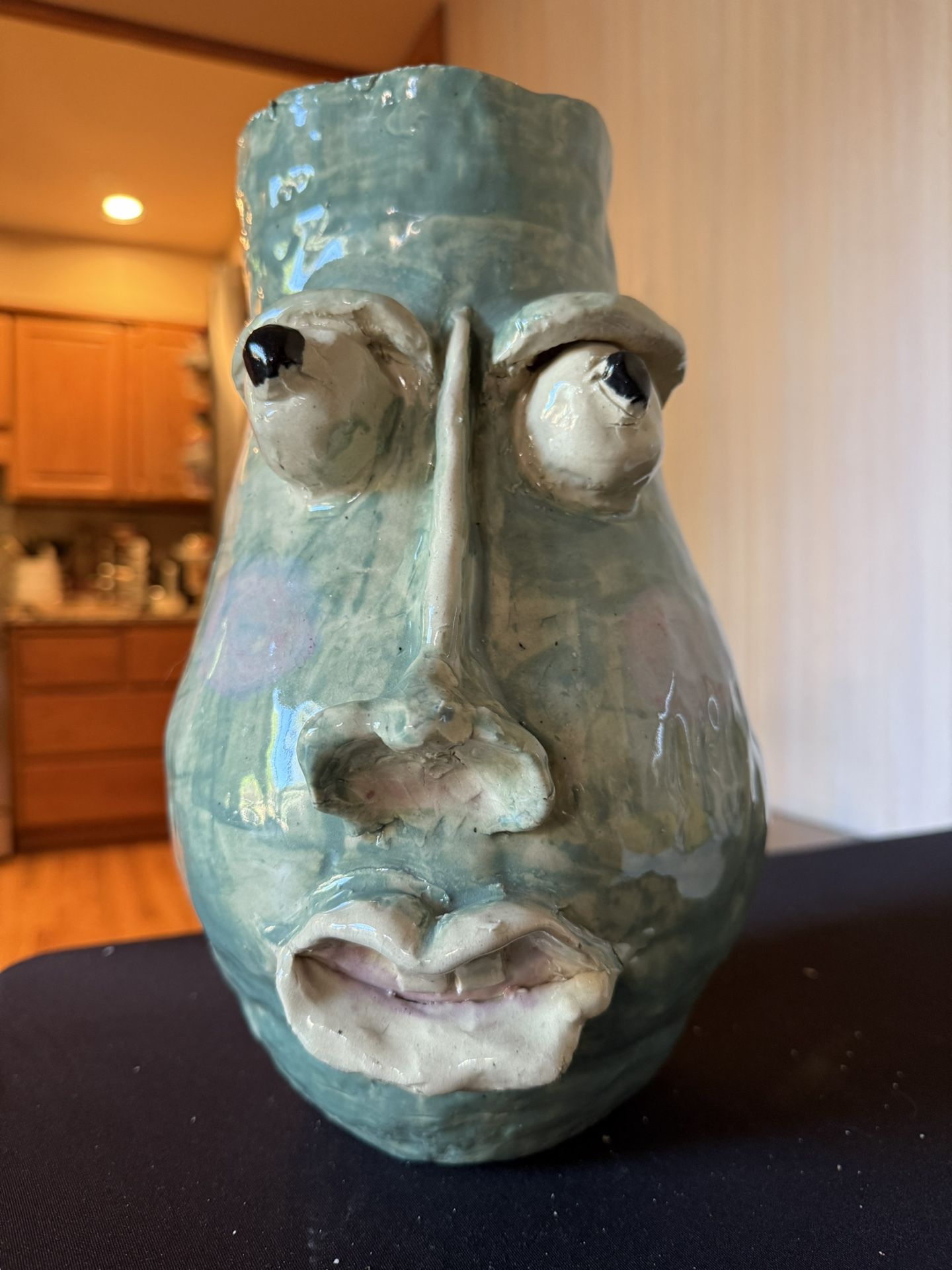 Very Unique Handcrafted Pottery Vase One Of A Kind Upcoming Artist
