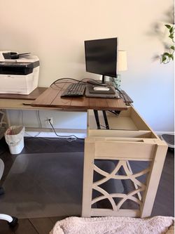 Standing wood desk