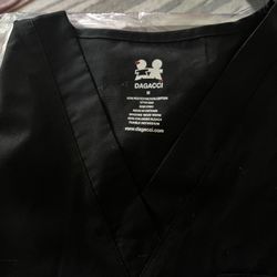 Black Scrubs Top/Pants 