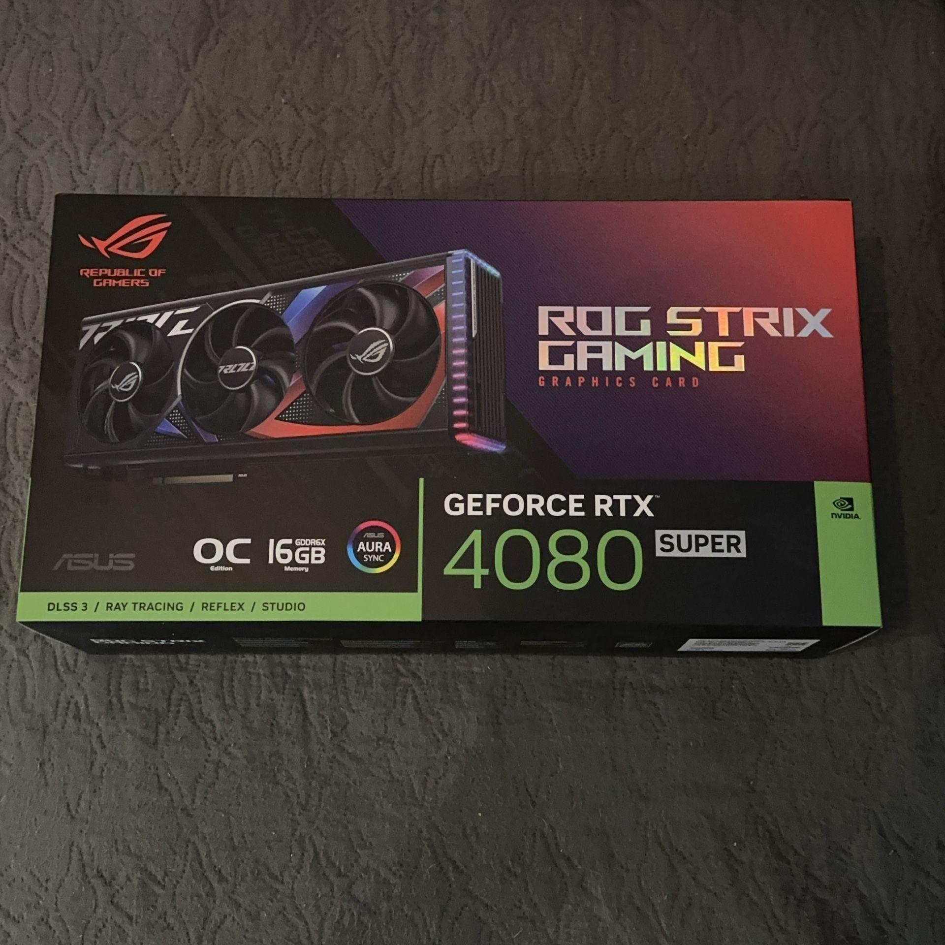 🔥ROG Strix GeForce RTX™ 4080 SUPER 16GB GDDR6X OC Edition GPU Graphics Card