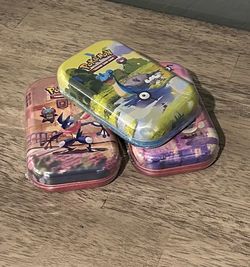 Pokémon Trading Card Game Mini Tins – Set of 3