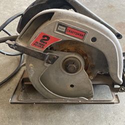 Sears 2 horsepower craftsman circular saw $15
