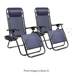 lounge chairs blue 