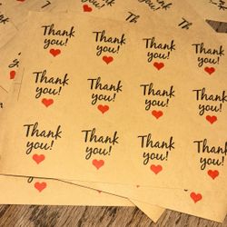 Thank You Stickers 