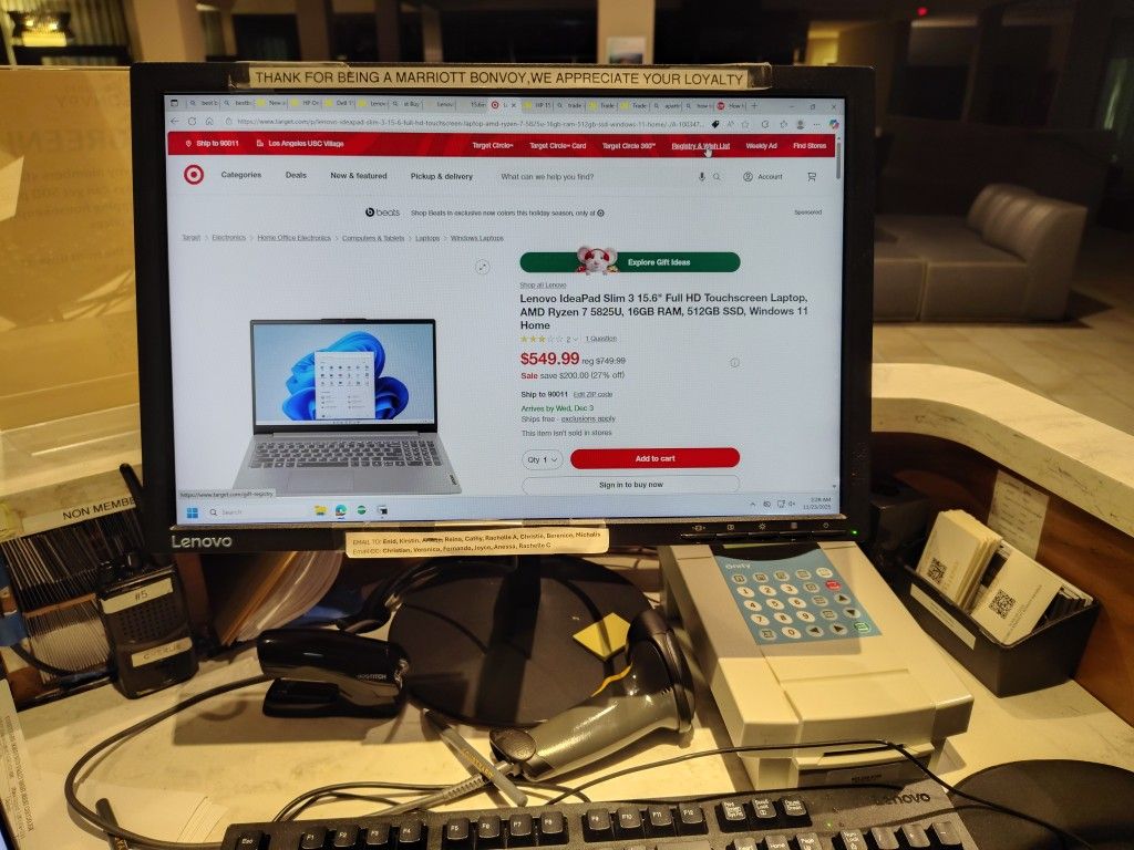 Ideapad 3 with a Ryzen 7, 16 Gig Ram Half A TB!