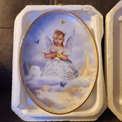 Flights of Love By Sandra Kuck Angel's Wings Decorative Plate Dish 2001