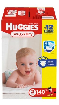 HUGGIES diapers size 2