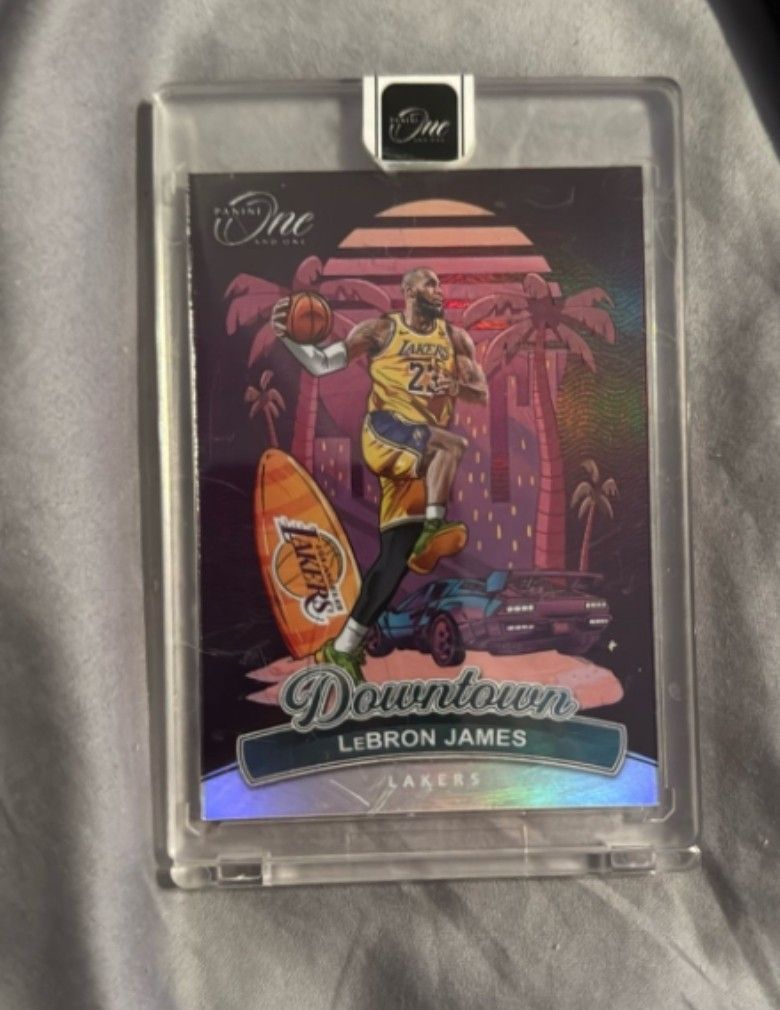 LeBron James SSP Downtown Panini One And One 
