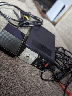 Vintage Spaulding & Rogers Tattoo Coil Machine Power Supply Unit 1, Bird Box