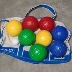 Like New Bocce Ball Set