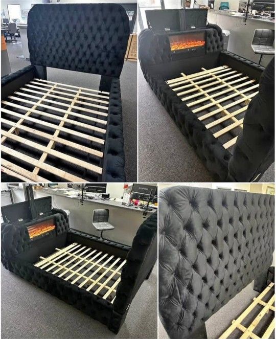 Queen-size bed available for immediate delivery. $0 interest-free for 36 months.