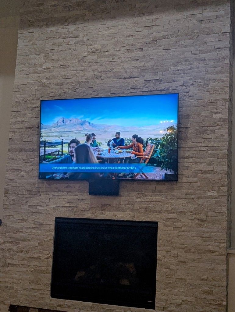Samsung 65" Flat Screen TV Plus Klipsch RP-140D Center Channel Speaker