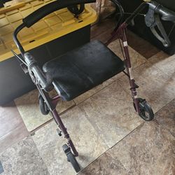 Walker With Seat