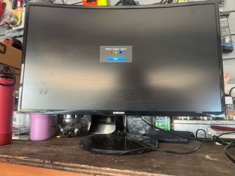 Curved 27” Samsung monitor