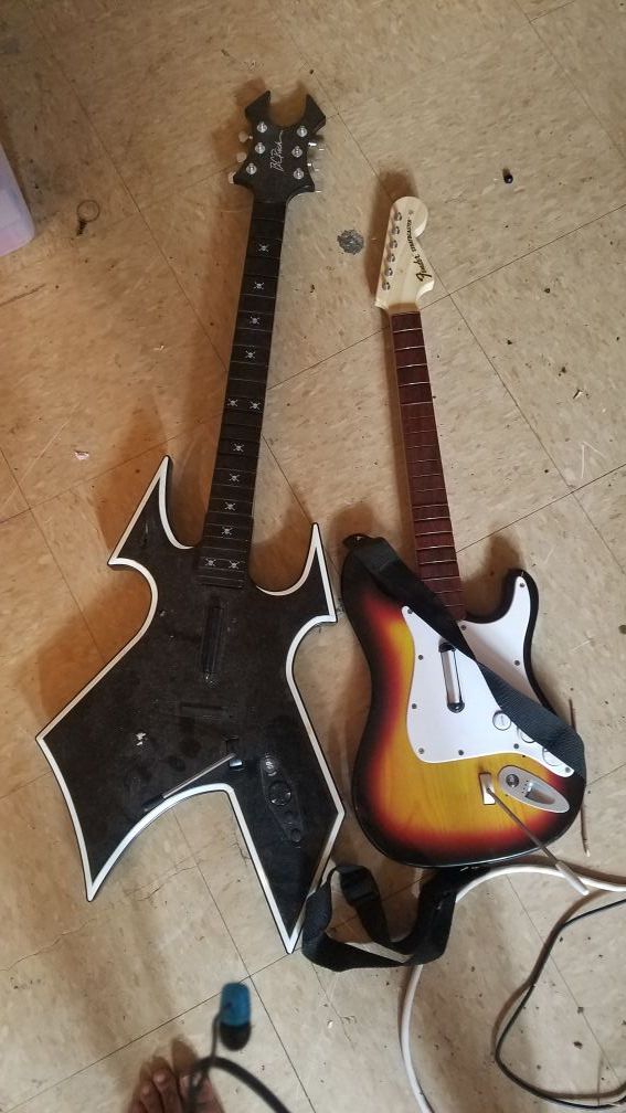 2 guitars for sale for ps3
