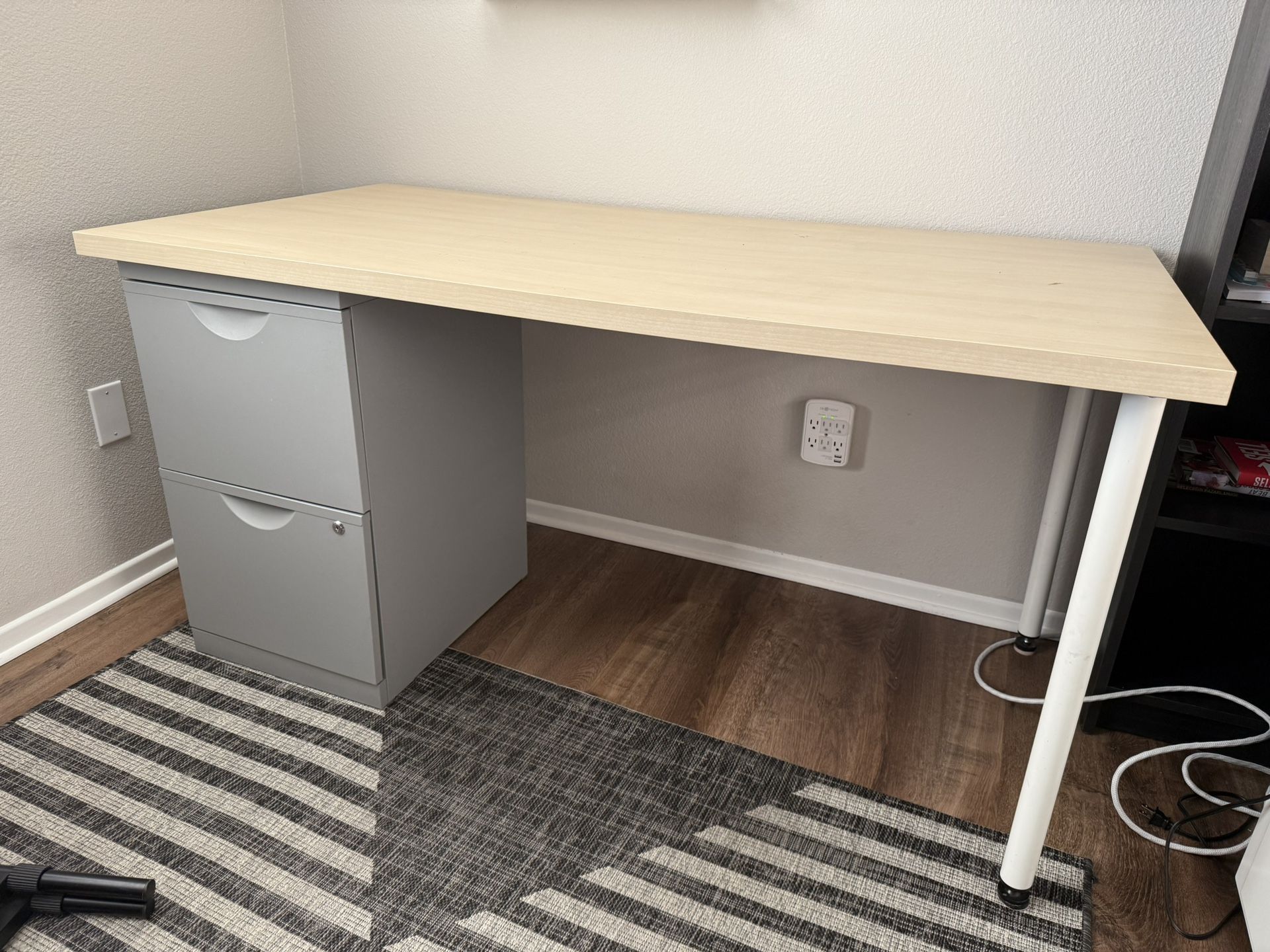 IKEA Desk With File Drawer