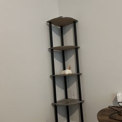 5-Tier Corner Shelf – Sturdy, Space-Saving Design