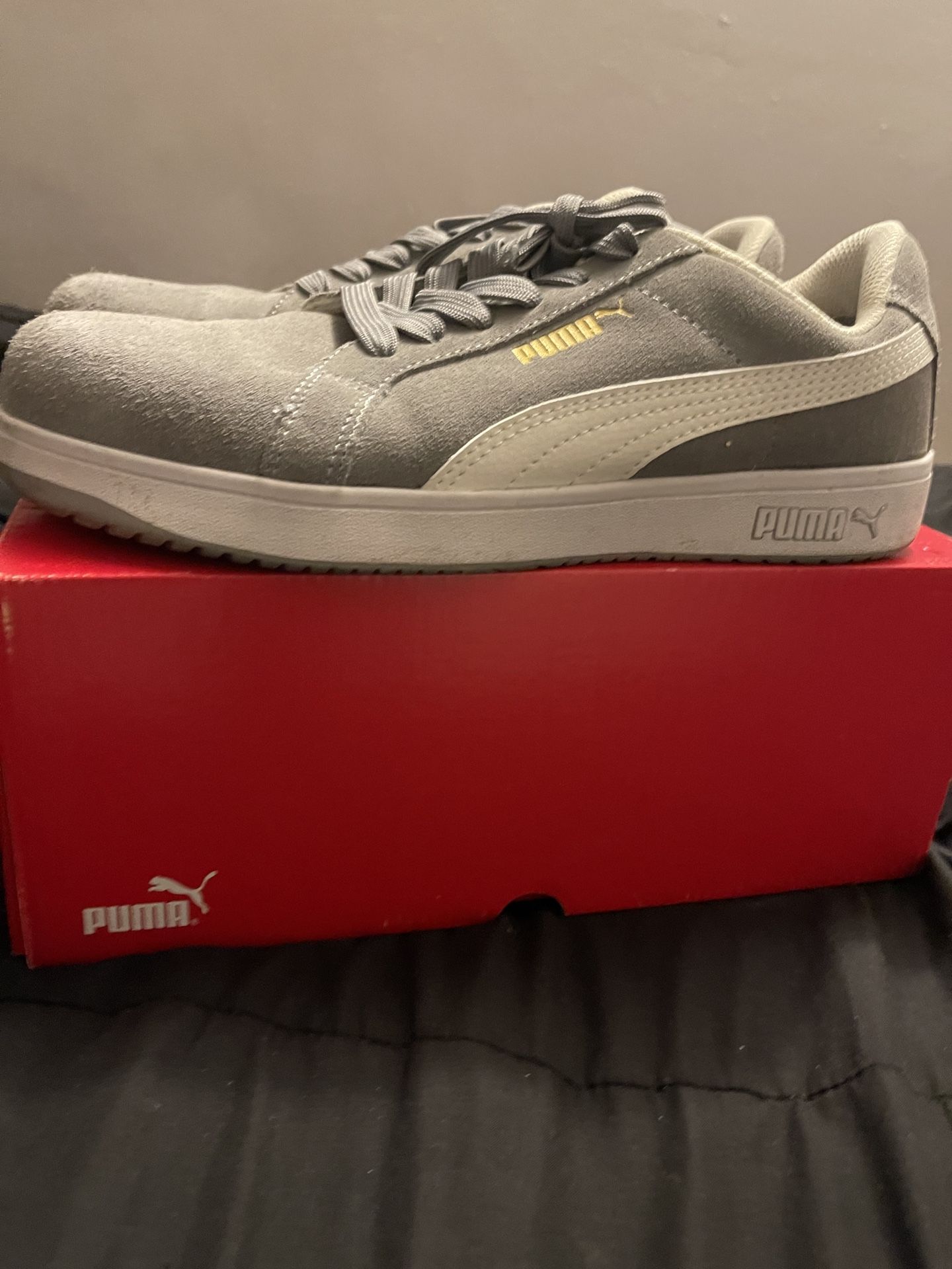 Puma Safety Iconic Suede Grey Low work shoes