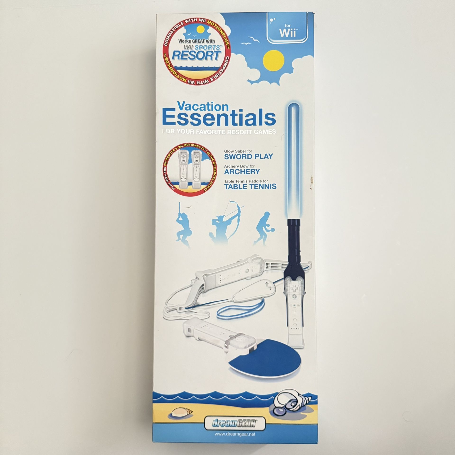 Nintendo Wii Sports Vacation Essentials Accessories