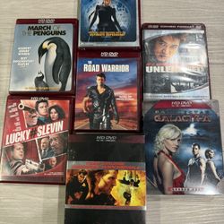 7 HD DVDs 