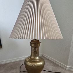 Solid Brass Lamp 30 Inches Tall