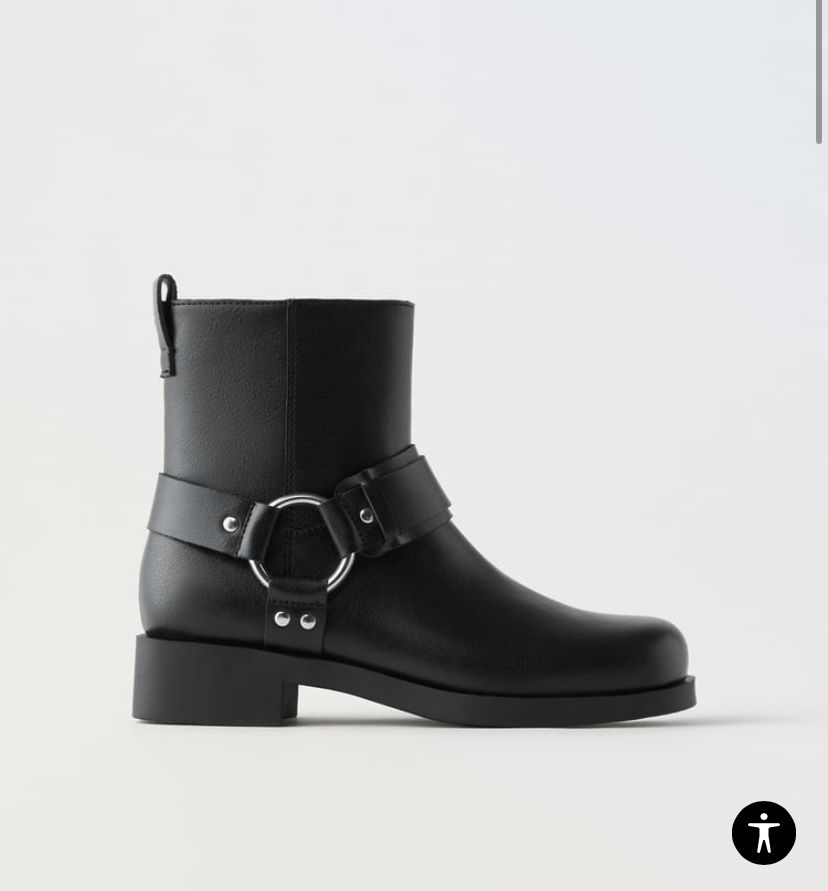 Zara kids biker ankle boots. Youth 4