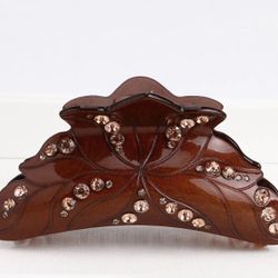 Hair Clip ( Brown )