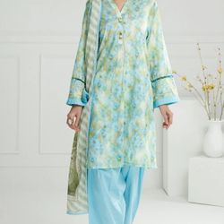 Pakistani Brand 3 Piece Suit 