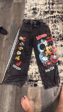Candy lover Mickey mouse pants