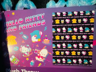 Hello Kitty and Friends Plush Throw Blanket