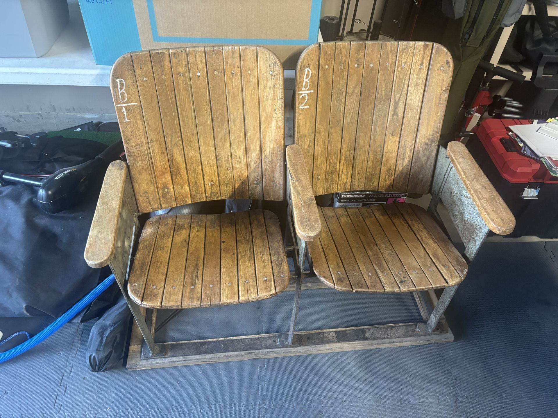 Vintage Baseball Stadium Seats
