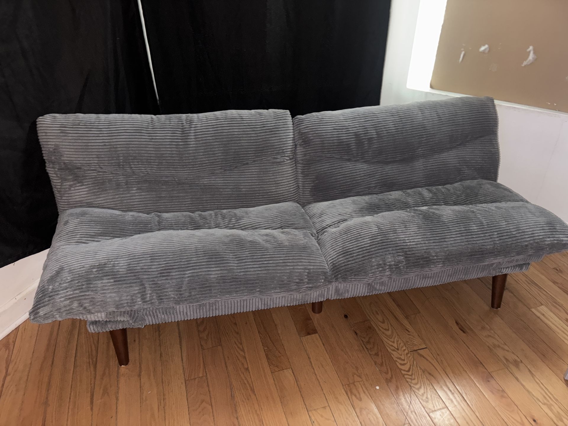 Grey ikea furion folds down like new