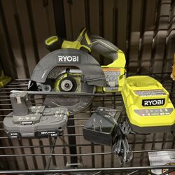 Ryobi Circular Saw 18v 5 1/2 Kit 