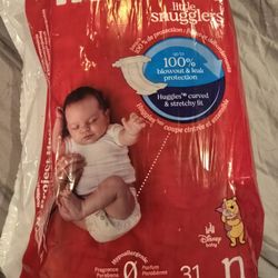 Huggies Little Snugglers,  Size Newborn, 31 Count