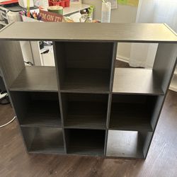 Charcoal Grey 9-cube Organizer 
