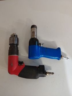 Sioux Air Drill 2600 RPM And 3x Rivet Gun