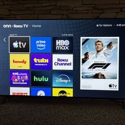 70" ONN 4K UHD Roku Smart Tv w/ HDR10